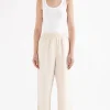 Best Nude Lucy Lounge Linen Pant - Pannacotta
