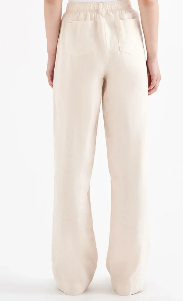 Best Nude Lucy Lounge Linen Pant - Pannacotta