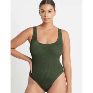 Clearance Bond-Eye Swim Madison One Piece - Khaki Eco