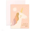 Fashion Fox u0026 Fallow Magical Unicorn Greeting Card
