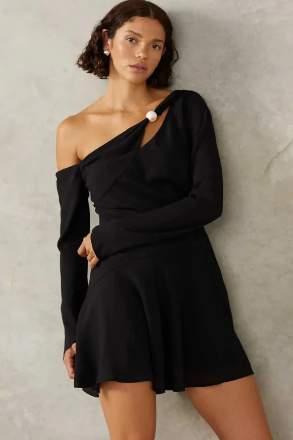 Clearance Mon Renn Marseille Mini Dress - Black