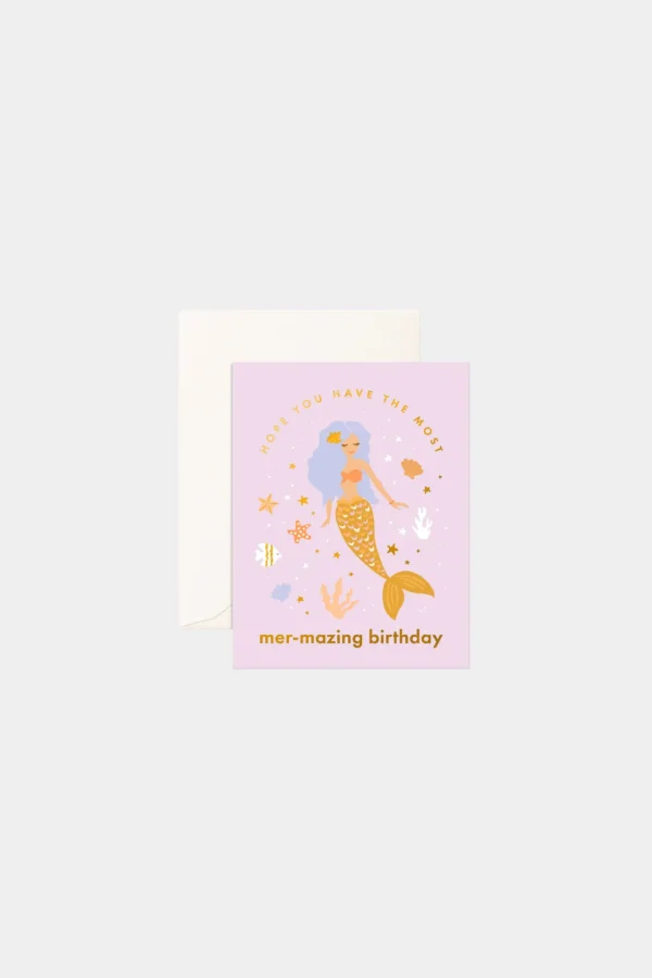 Outlet Fox u0026 Fallow Mer-Mazing Birthday Greeting Card