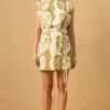 Outlet Mon Renn Midsummer Palm Mini Dress