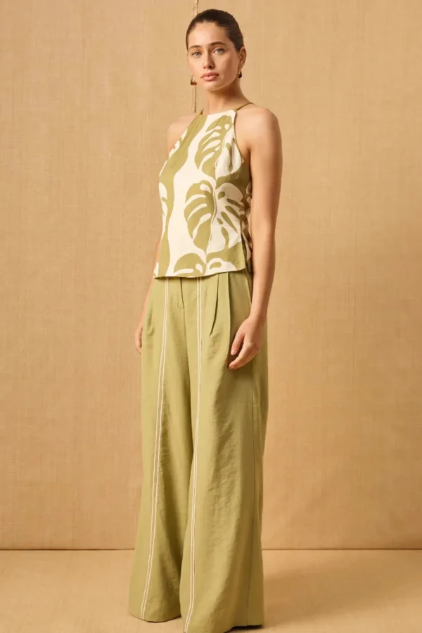 Clearance Mon Renn Midsummer Palm Top