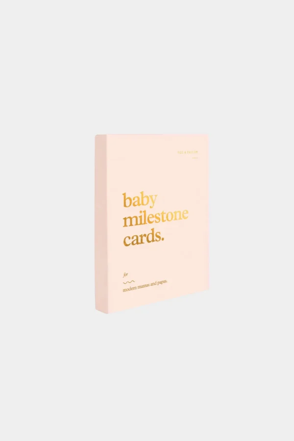 Clearance Fox u0026 Fallow Milestone Cards - Cream