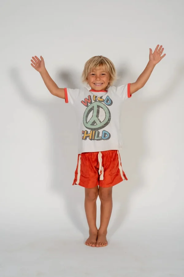 Best Atmosea Mini Terry Towelling Shorts - Red
