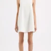 Hot Nude Lucy Nemi Linen Dress - White