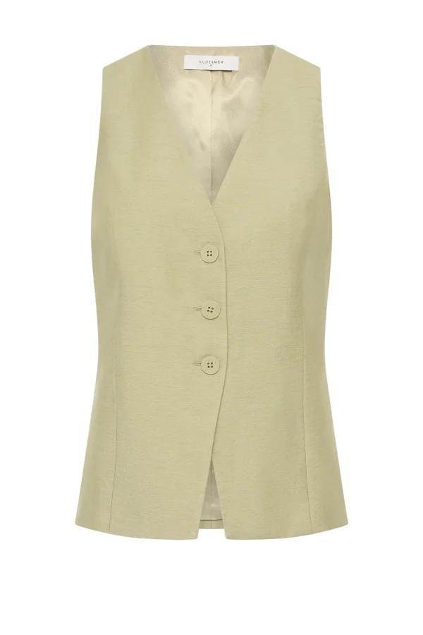Outlet Nude Lucy Nia Vest - Leaf