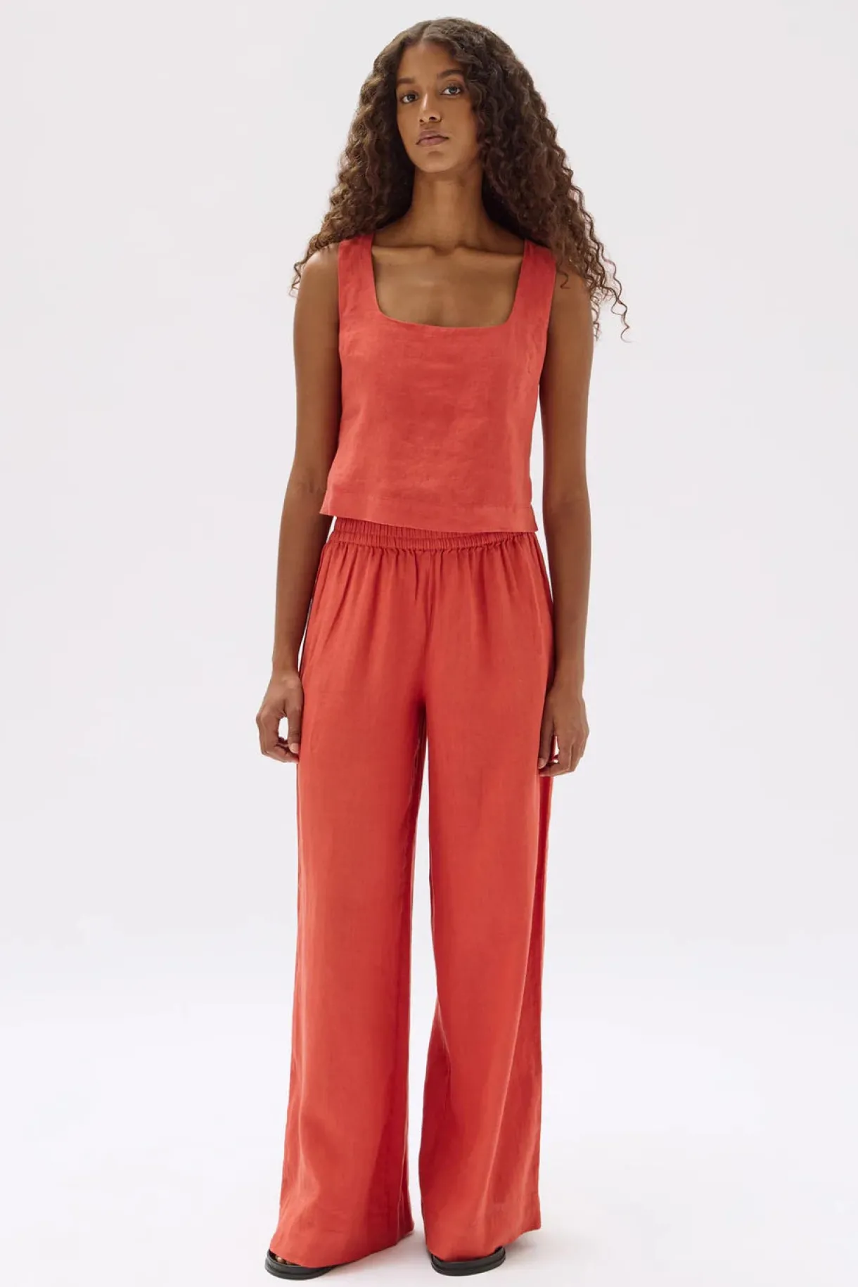 nilsa_pant__papaya_0.webp Sale Assembly Label Nilsa Pant - Papaya