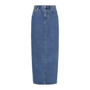 Online Nude Lucy Organic Denim Maxi Skirt - Vintage Blue