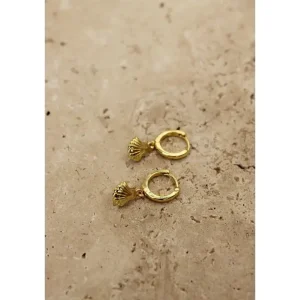 Online Love From Lilou Oceana Earrings - Gold
