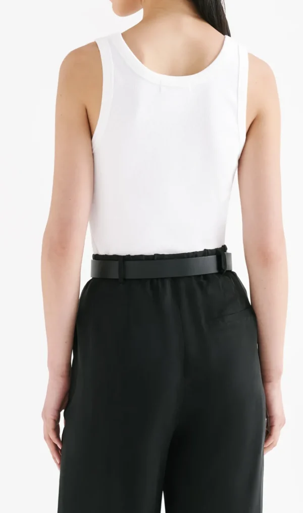 Outlet Nude Lucy Organic Emblem Singlet - White