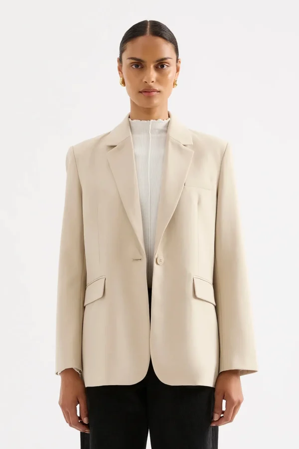 Discount Nude Lucy Orla Blazer - Stone