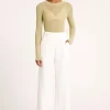 Sale Nude Lucy Paloma Tailored Pant - Salt