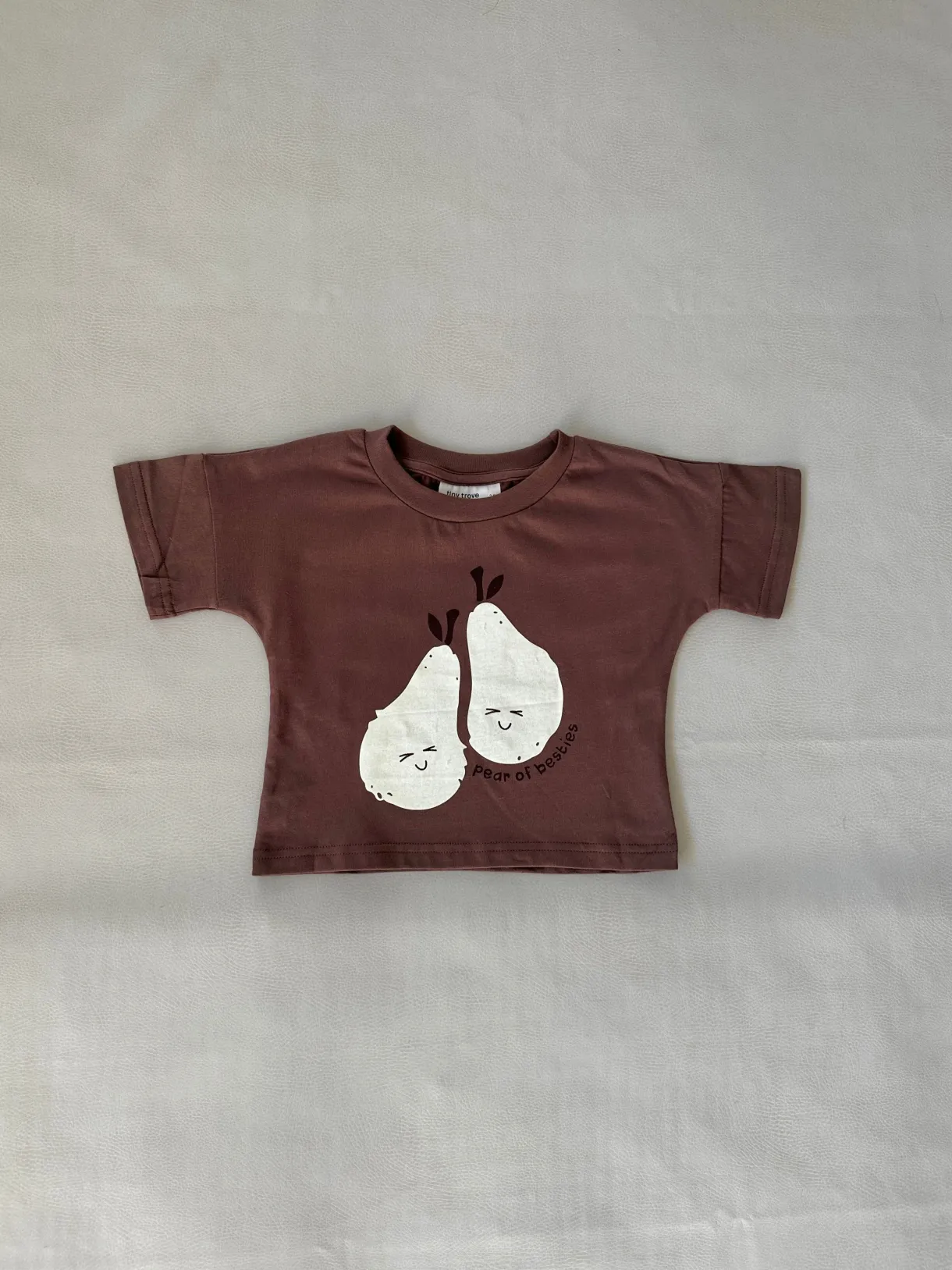 pear_relaxed_tee__iced_ch_0.webp Fashion Tiny Trove Pear Relaxed Tee - Iced Chocolate