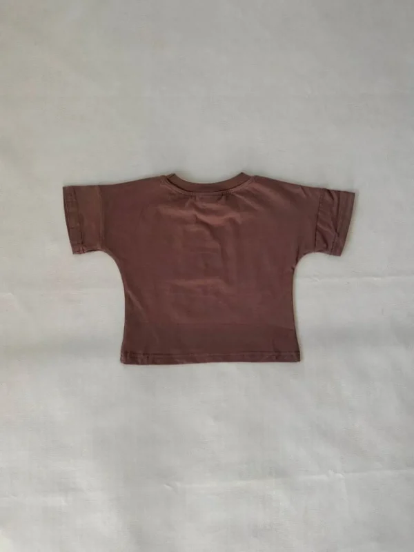 Fashion Tiny Trove Pear Relaxed Tee - Iced Chocolate