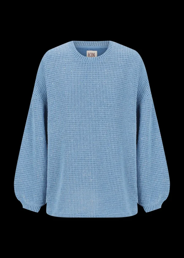Fashion Kinga Csilla Pheme Chunky Knit Jumper - Blue