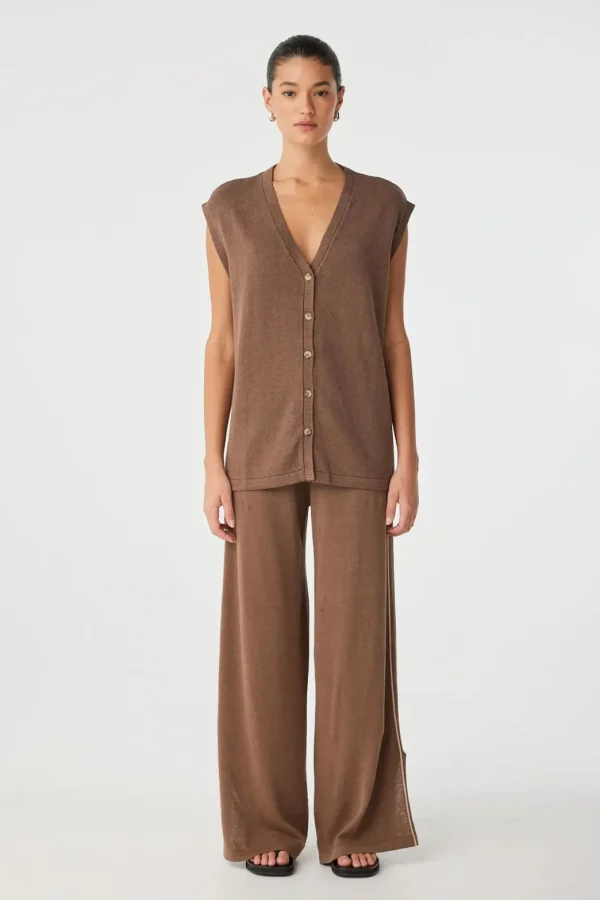 Clearance Arcaa Movement Pippa Pant - Cacao/Taupe