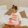 Online Golden Children Pizza Mid Sleeve T-Shirt - Eggnog