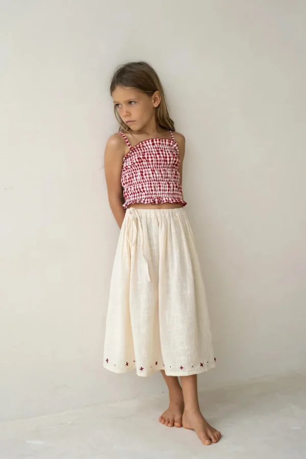 Clearance Illoura The Label Posie Skirt - Natural