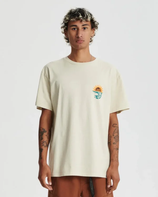 Online The Critical Slide Society Reflection Tee - Bone