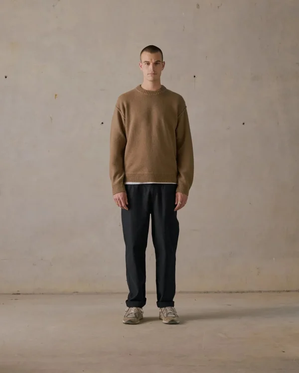 Sale Mctavish Reverse Seam Knit - Dark Tan