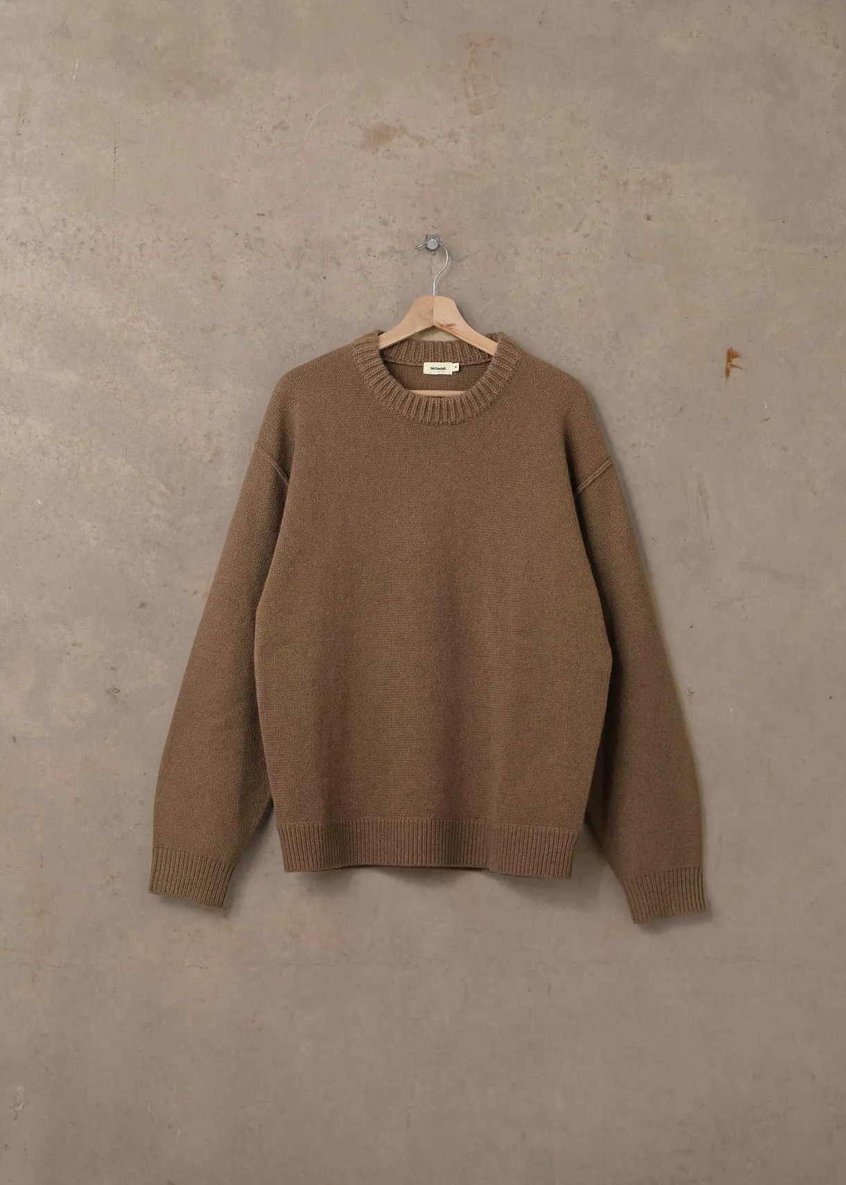 reverse_seam_knit__dark_t_2.webp Sale Mctavish Reverse Seam Knit - Dark Tan