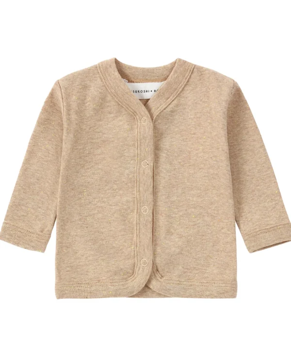 Best Susukoshi Ribbed Cardigan - Sunset