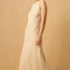 Fashion Mon Renn Ripple Dress - Neutral Stripe