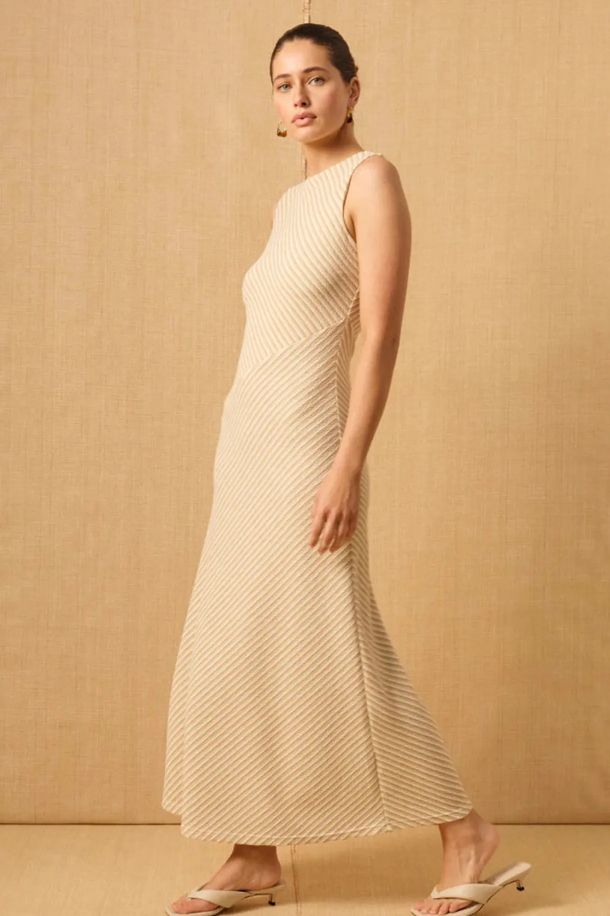 ripple_dress__neutral_str_0.webp Fashion Mon Renn Ripple Dress - Neutral Stripe