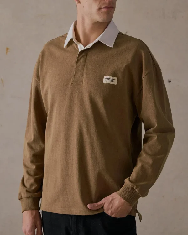 Hot Mctavish Rugby Polo - Brown