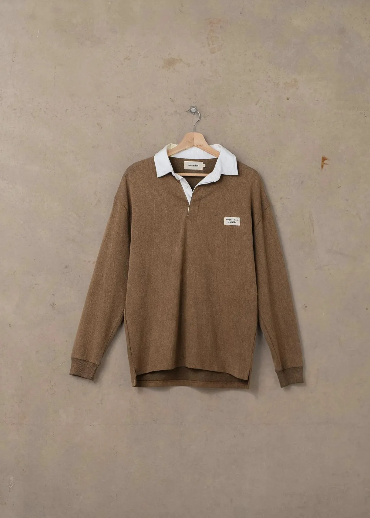 rugby_polo__brown_1.webp Hot Mctavish Rugby Polo - Brown