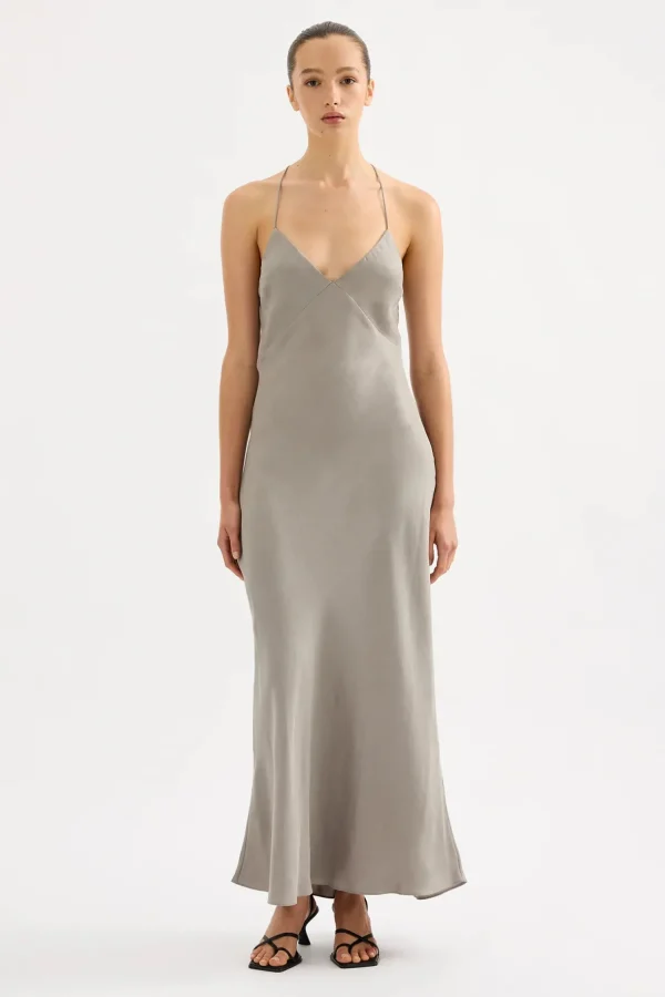 Best Nude Lucy Rylan Slip Dress - Smoke