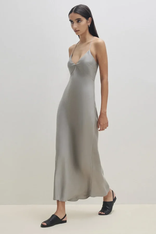Best Nude Lucy Rylan Slip Dress - Smoke