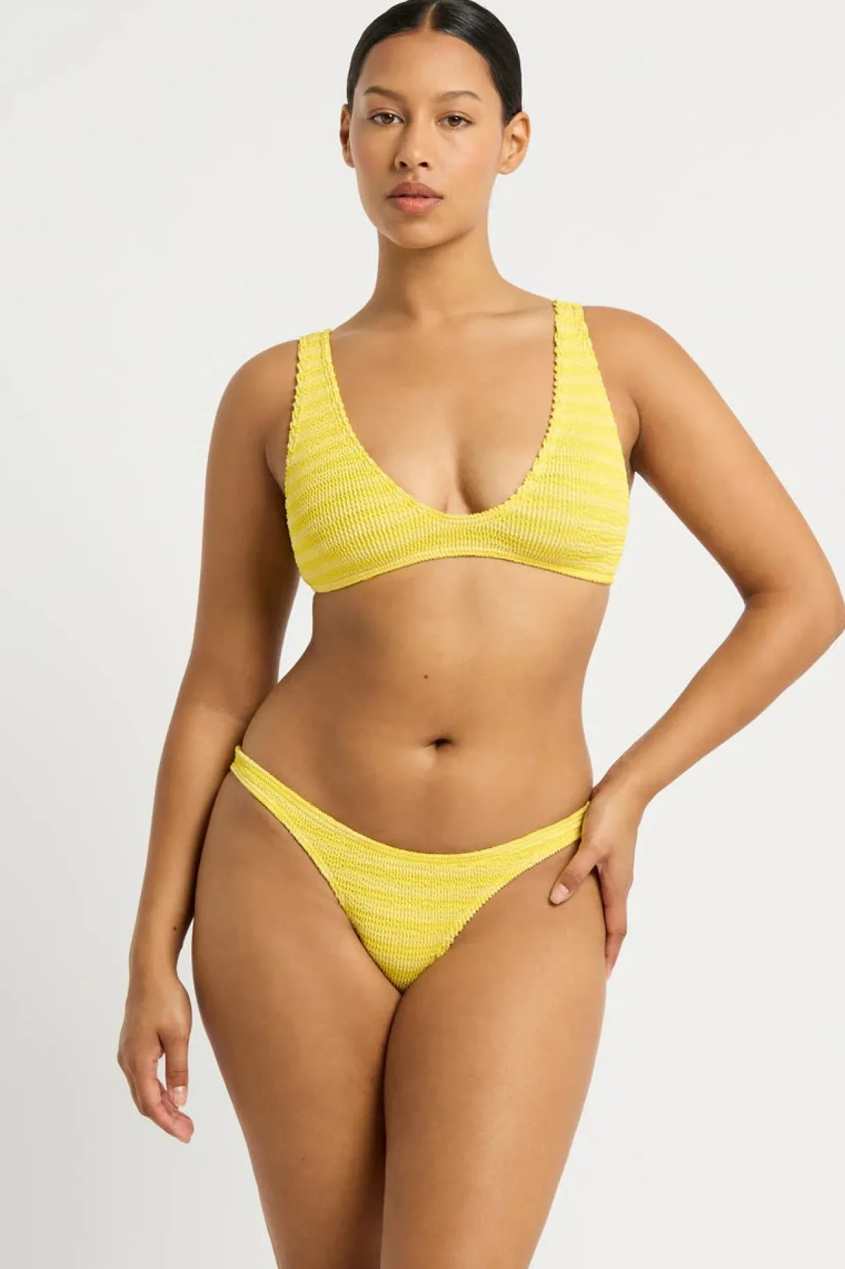 scout_crop__limoncello_st_0.webp Outlet Bond-Eye Swim Scout Crop - Limoncello Stripe