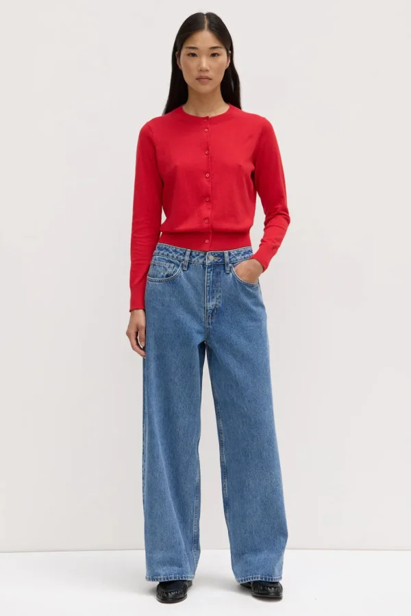 Hot Assembly Label Semra Cotton Cashmere Cardigan - Goji