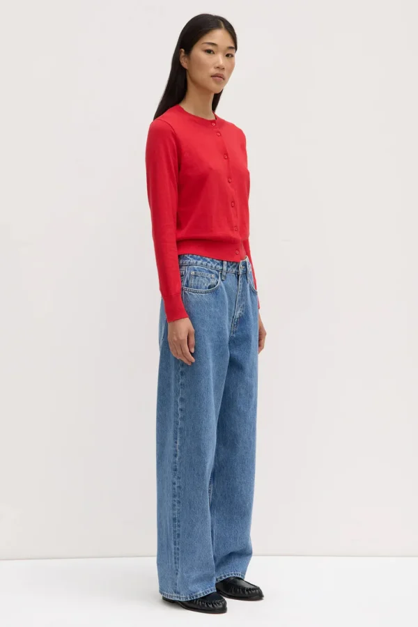 Hot Assembly Label Semra Cotton Cashmere Cardigan - Goji