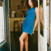 Online Rollas Shift Dress - Deep Blue