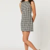 Outlet Rollas Shift Dress - Gingham
