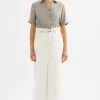 Online Nude Lucy Sia Denim Maxi Skirt - Salt
