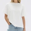 Discount Assembly Label Slub Short Sleeve Tee - White