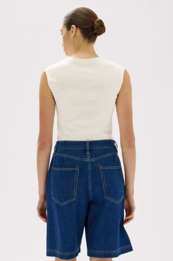 Online Assembly Label Soleil Cotton Tank - Cream
