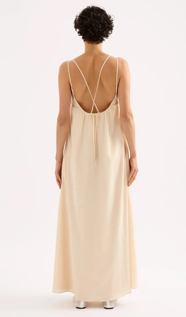 Fashion Nude Lucy Stace Maxi Dress - Pannacotta