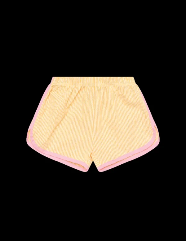 Hot Sonny Label Striped Shorties - Yellow