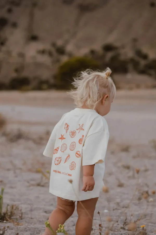 Outlet Milky Designs Sunkissed Nose Tee - Butter