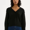 Fashion Nude Lucy Thera Rugby Knit - Black