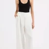 Hot Nude Lucy Thilda Linen Culotte - White