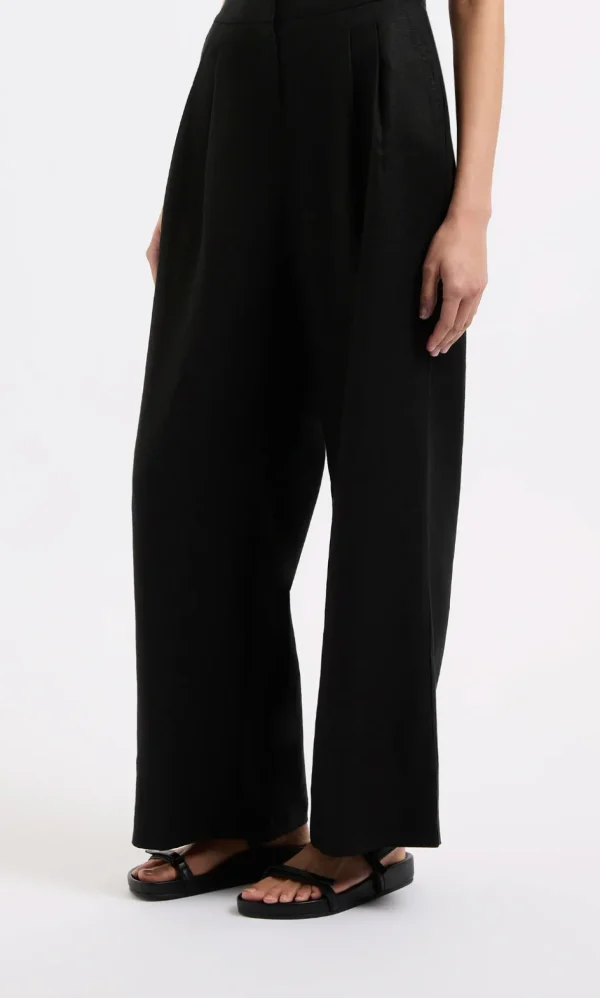 Sale Nude Lucy Thilda Linen Pant - Black