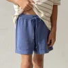 New Illoura The Label Thin Knit Shorts - Dusk