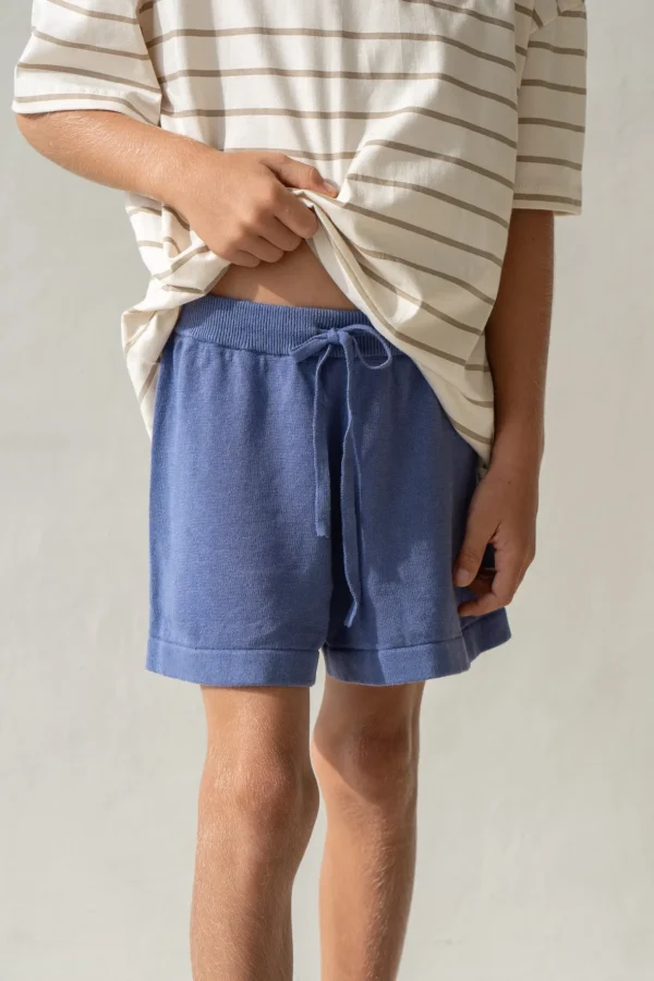 New Illoura The Label Thin Knit Shorts - Dusk